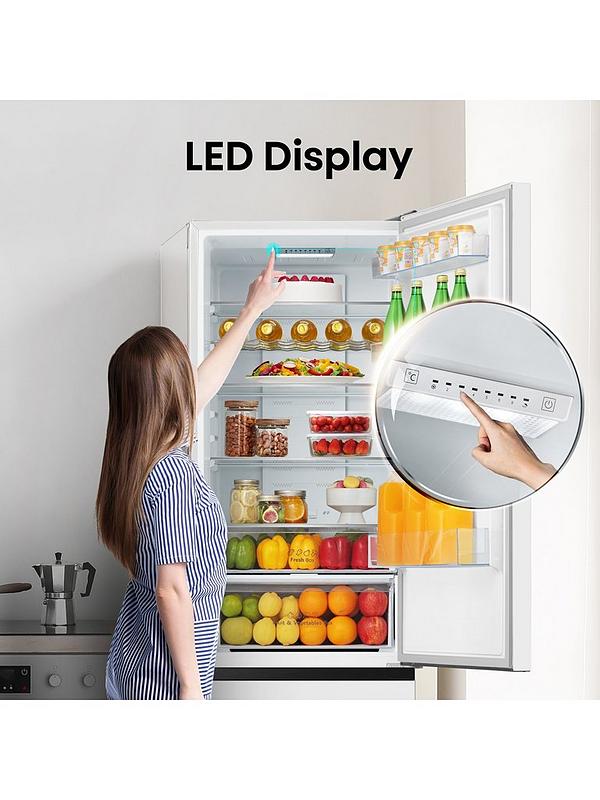 Hisense RB435N4BWE 60cm Wide 70/30 Frost-Free Fridge Freezer - White - Image 4